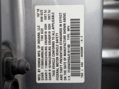 2018 Honda CR-V EX AWD