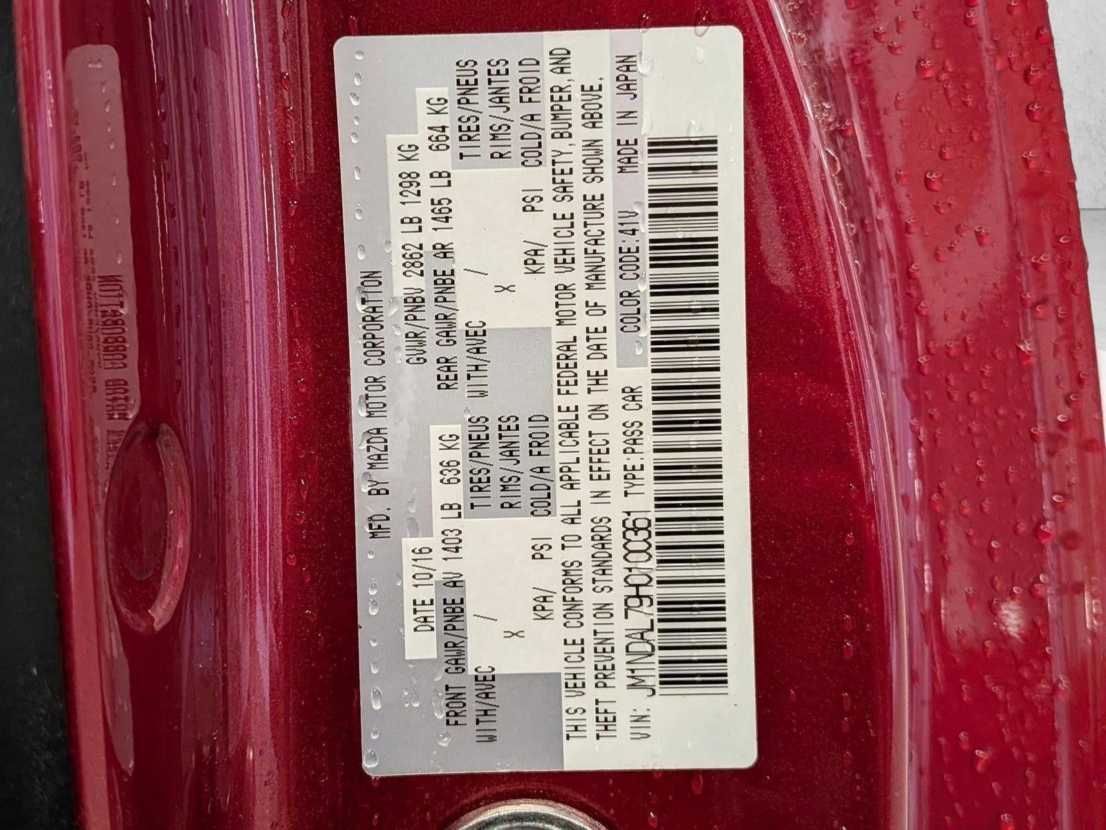 2017 Mazda Mazda MX-5 Miata RF Club Manual
