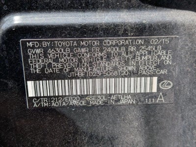 2015 Lexus IS 250 4dr Sport Sdn RWD