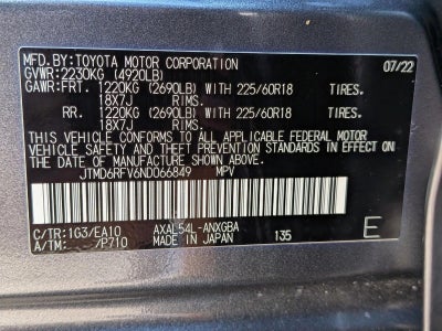 2022 Toyota RAV4 Hybrid Limited AWD (Natl)