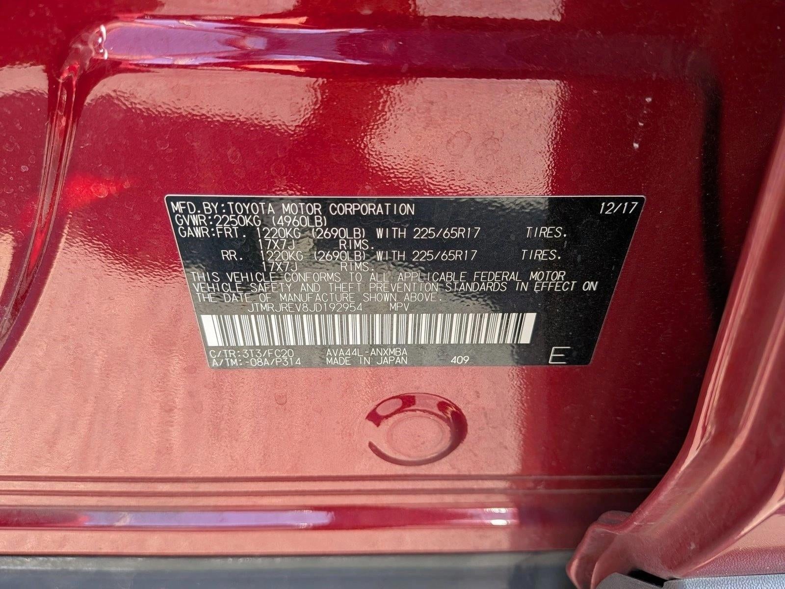 2018 Toyota RAV4 Hybrid XLE AWD (Natl)