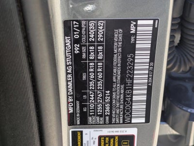 2017 Mercedes-Benz GLC GLC 300 4MATIC® SUV