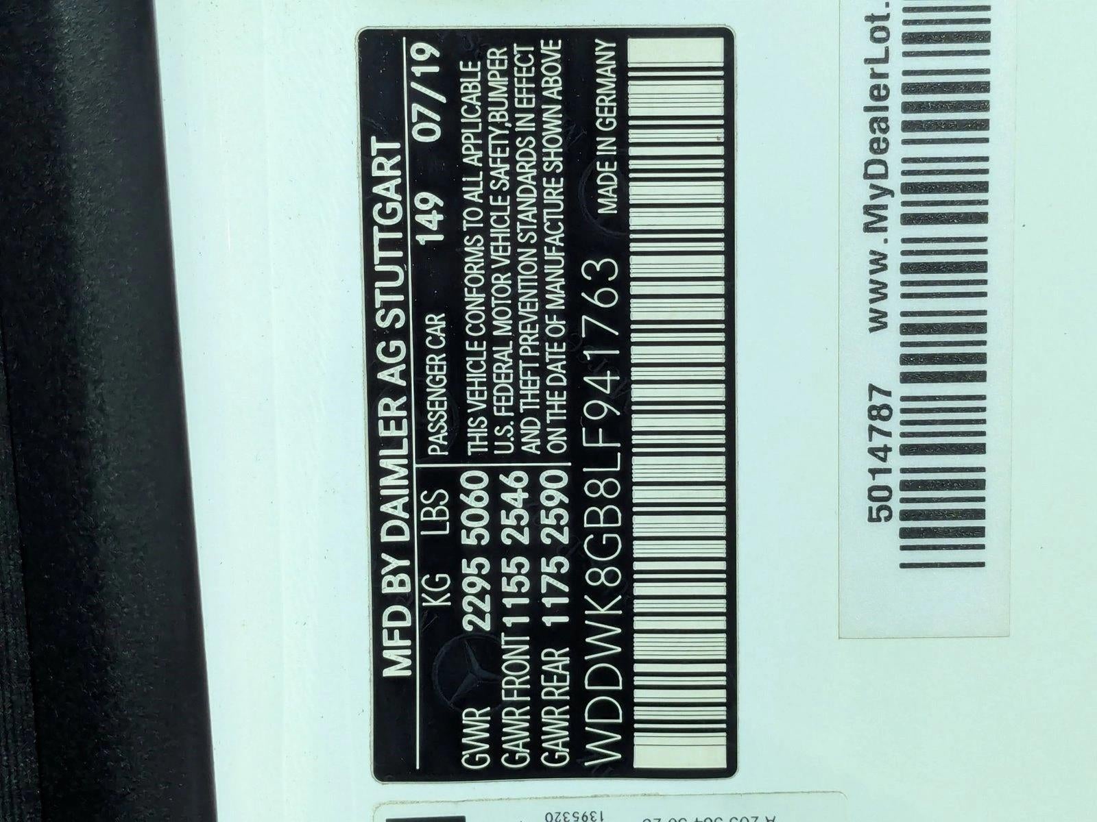 2020 Mercedes-Benz C-Class AMG® C 63 Cabriolet