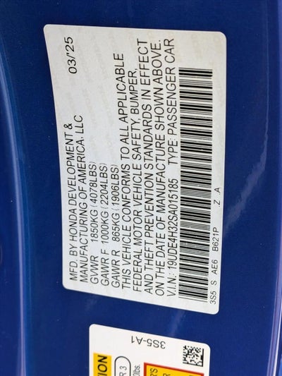 2025 Acura Integra CVT w/A-Spec Package