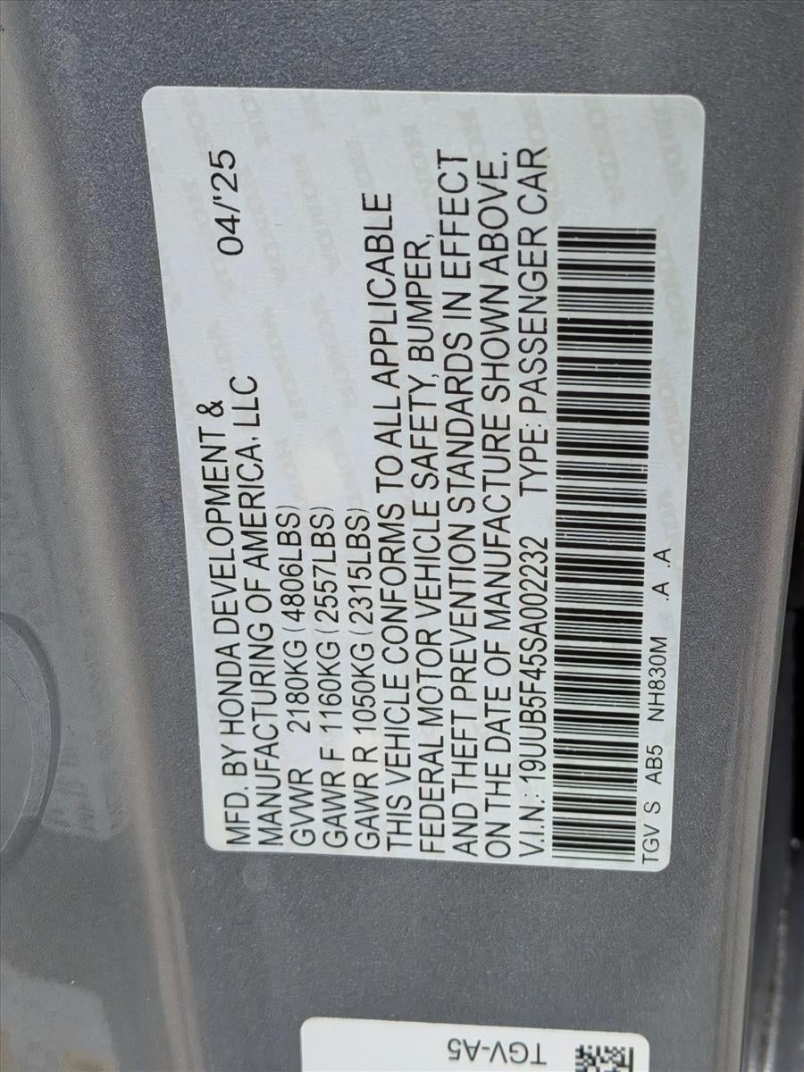 2025 Acura TLX FWD w/Technology Package