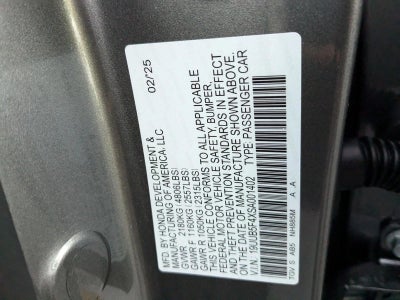 2025 Acura TLX FWD w/Technology Package