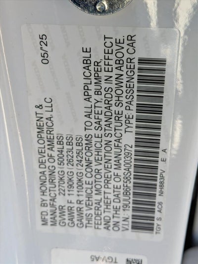 2025 Acura TLX SH-AWD w/A-Spec Package