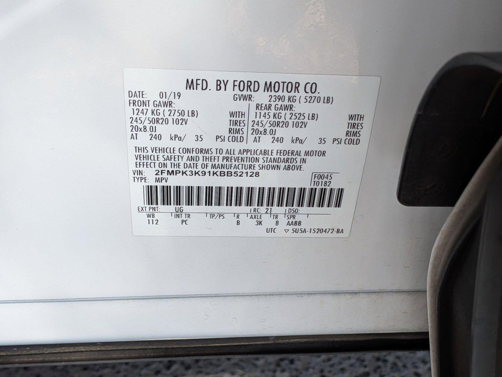 2019 Ford Edge Titanium FWD