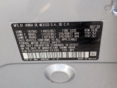 2022 Honda HR-V EX 2WD CVT