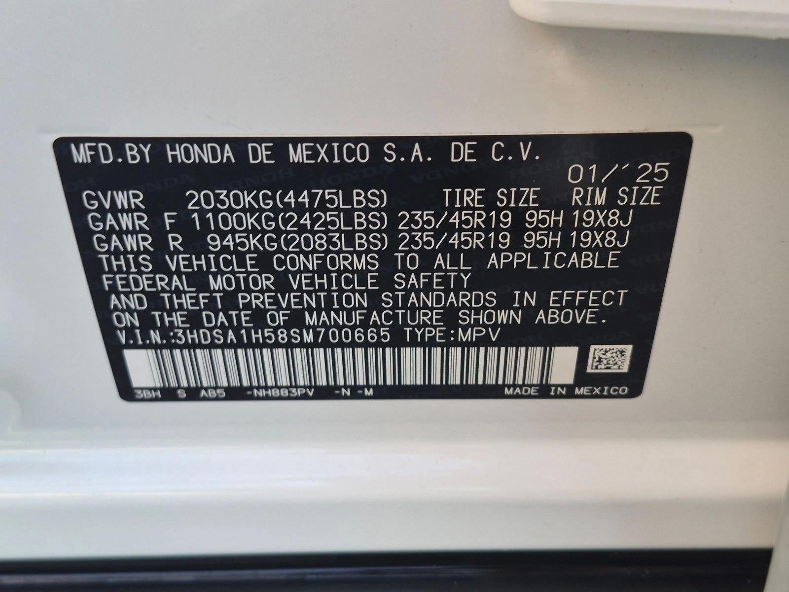 2025 Acura ADX FWD w/A-Spec Package