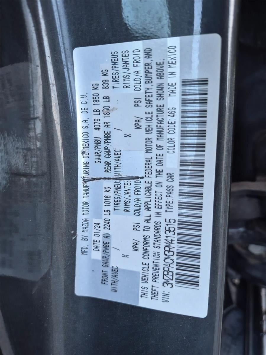 2024 Mazda Mazda3 Sedan 2.5 S Preferred FWD