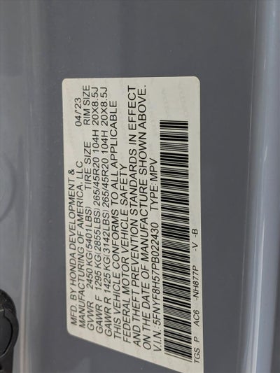 2023 Honda Passport EX-L AWD