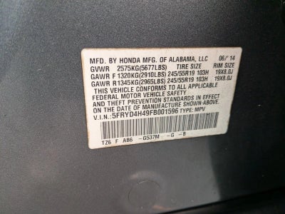 2015 Acura MDX SH-AWD with Technology Package