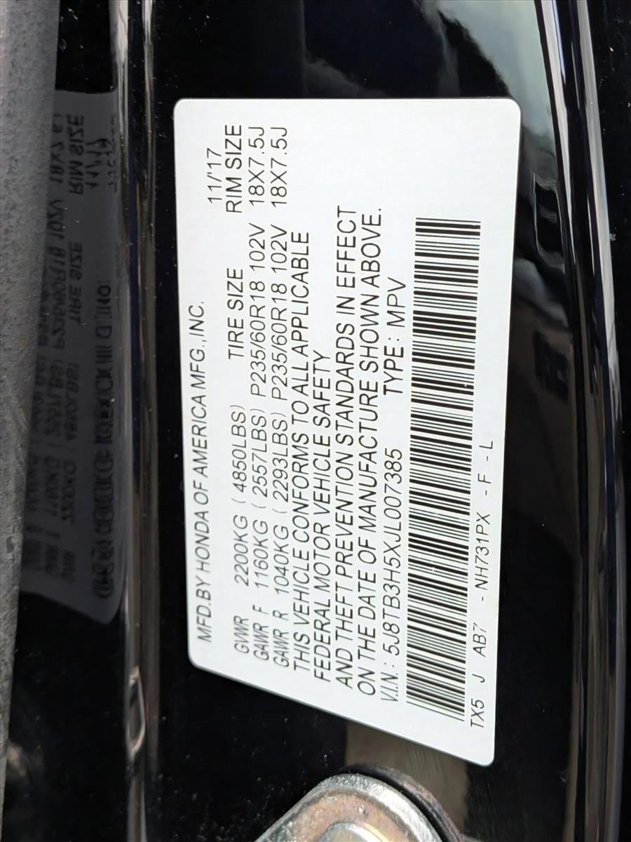 2018 Acura RDX FWD w/Technology Pkg