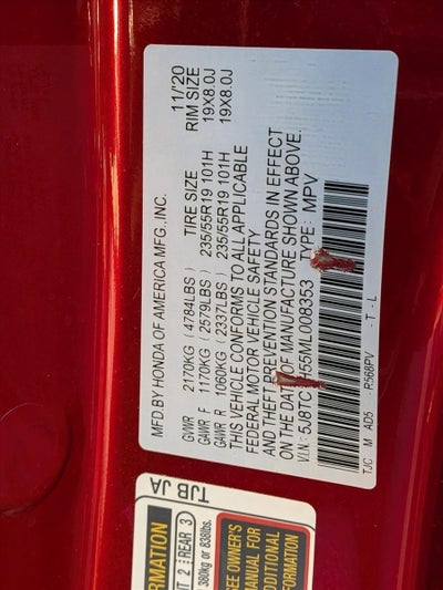 2021 Acura RDX FWD w/Technology Package