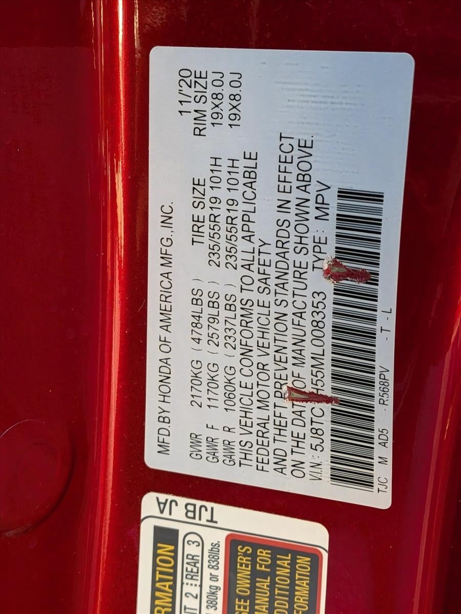 2021 Acura RDX FWD w/Technology Package