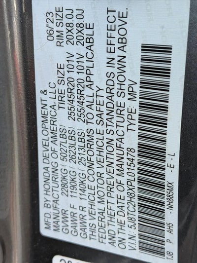 2023 Acura RDX SH-AWD w/A-Spec Advance Package