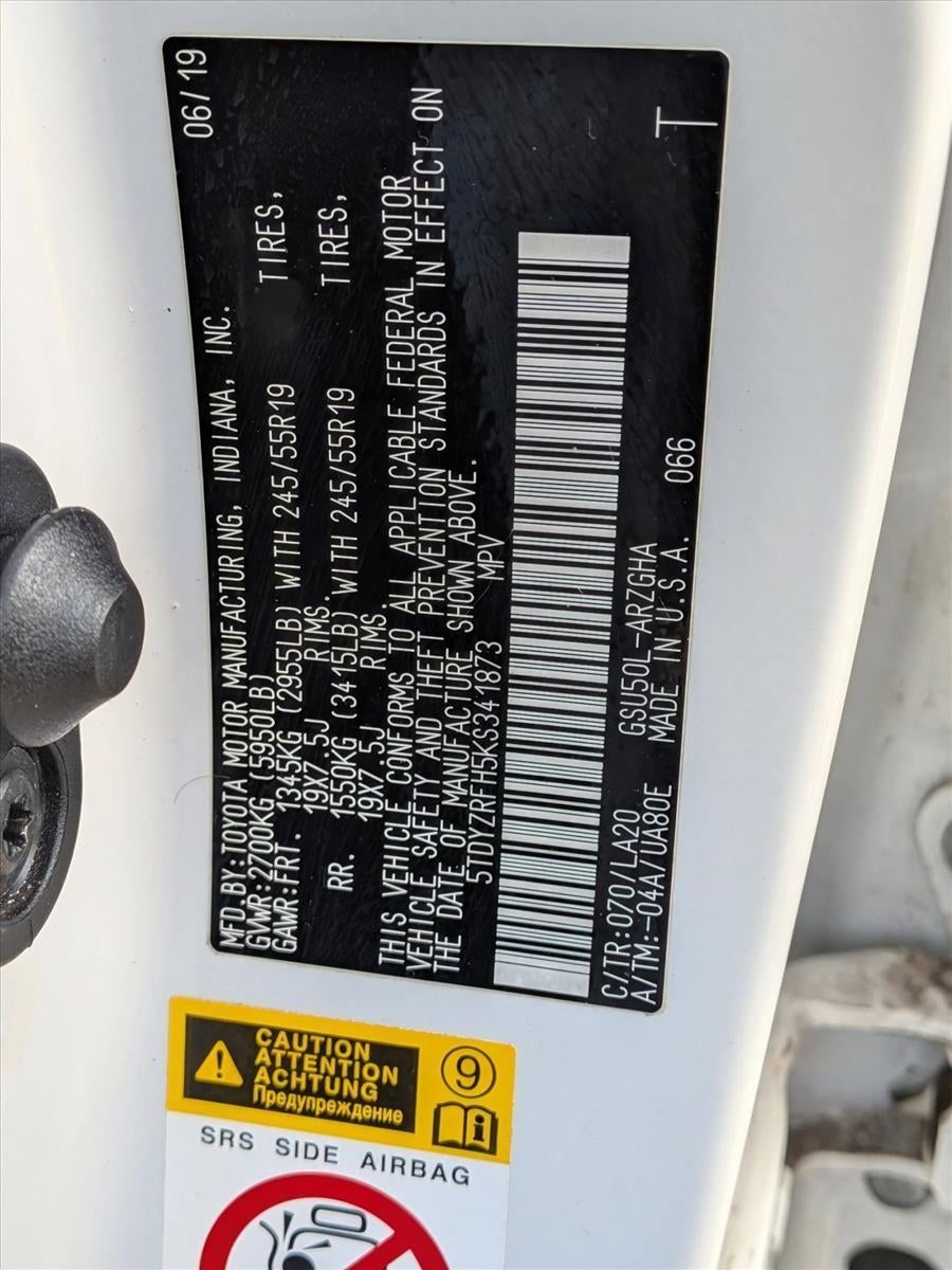 2019 Toyota Highlander Limited V6 FWD (GS)