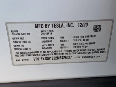 2021 Tesla Model S Long Range AWD