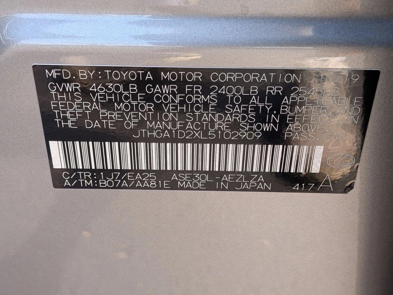 2020 Lexus IS 300 F SPORT RWD