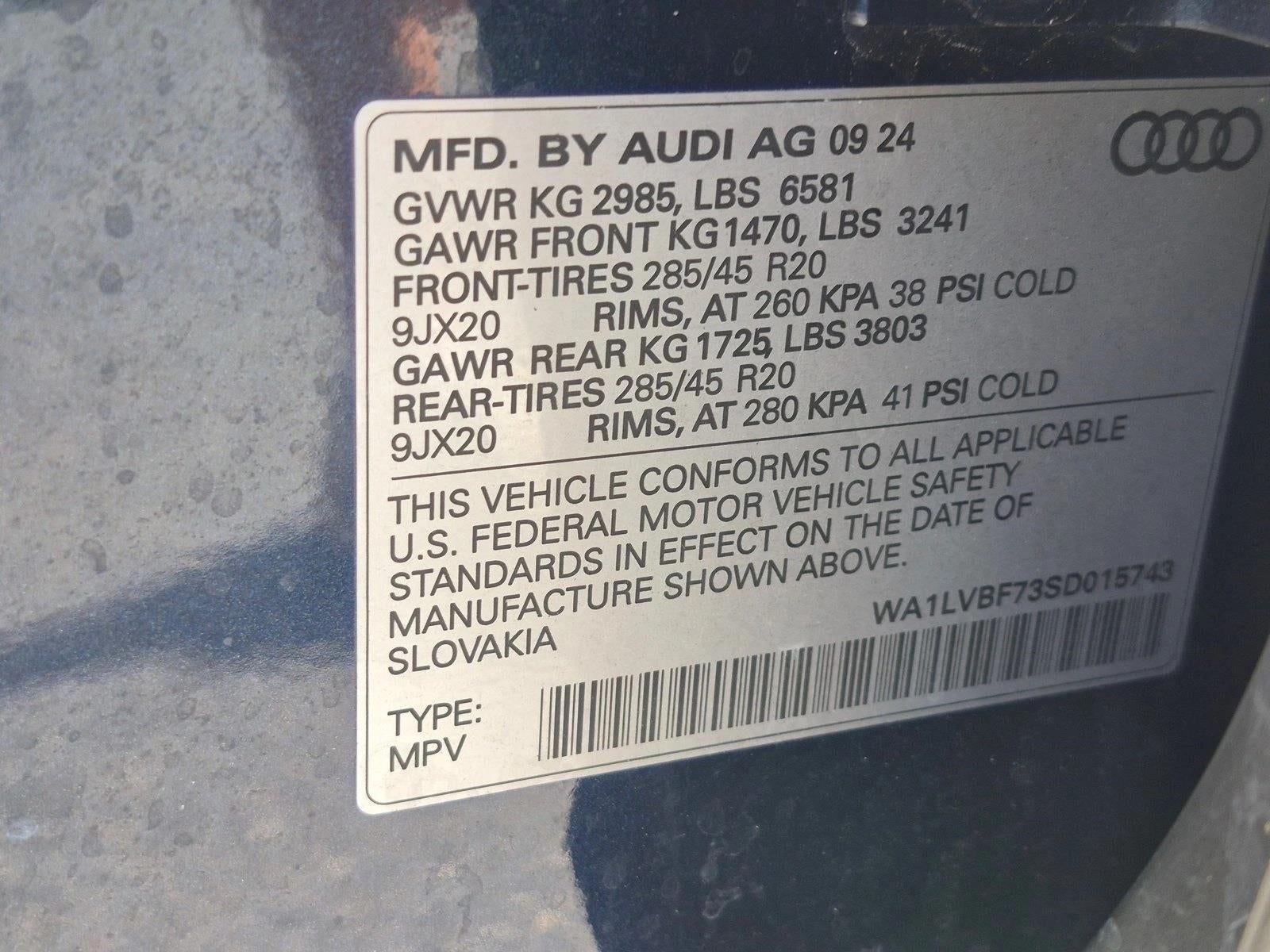 2025 Audi Q7 Premium Plus 55 TFSI quattro