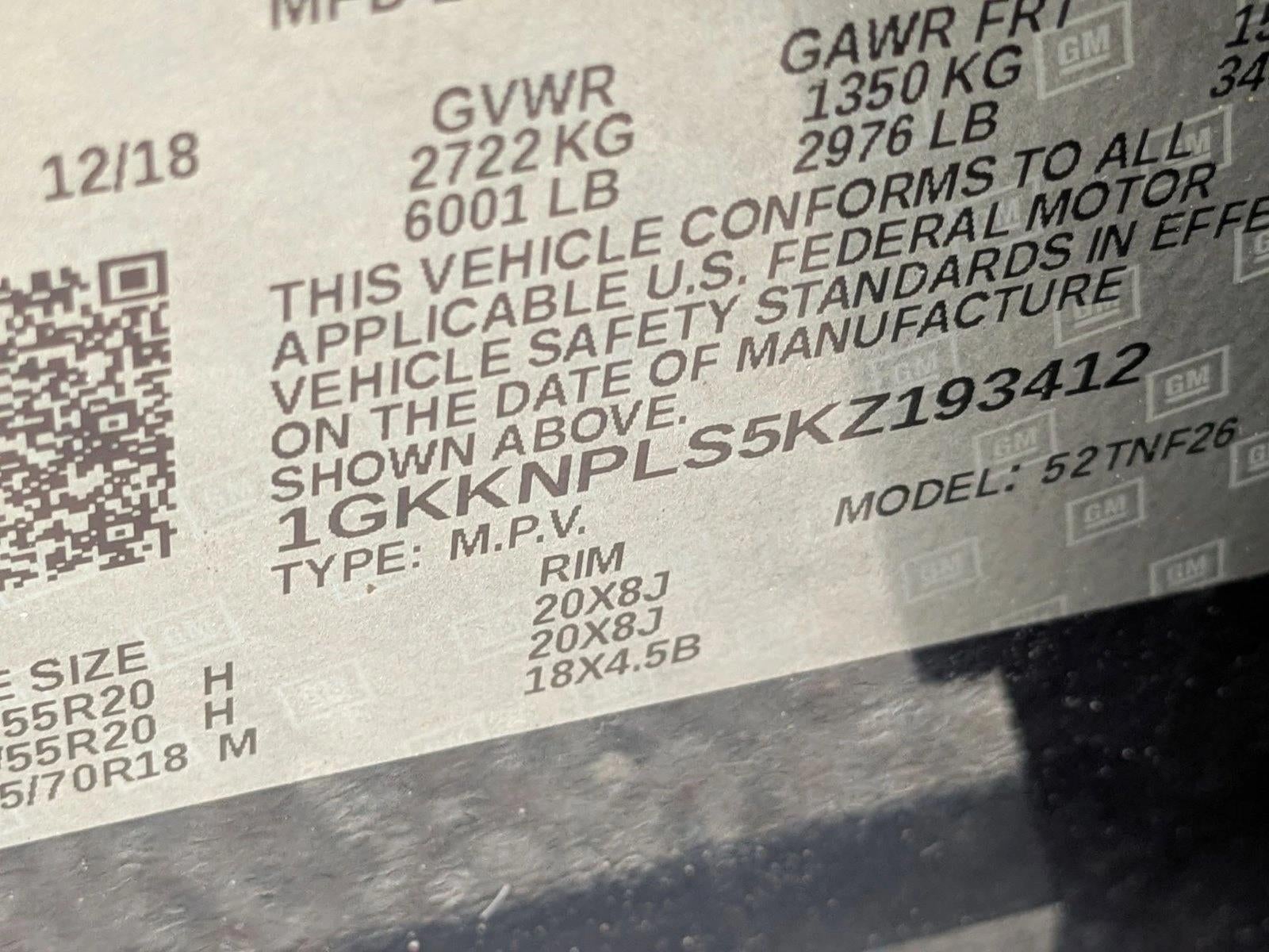 2019 GMC Acadia FWD Denali