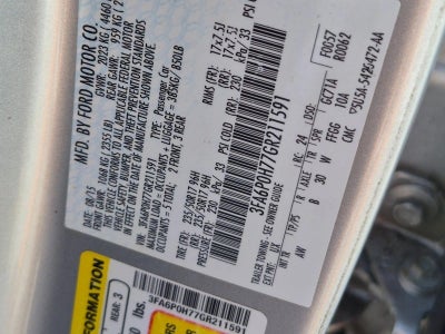 2016 Ford Fusion 4dr Sdn SE FWD