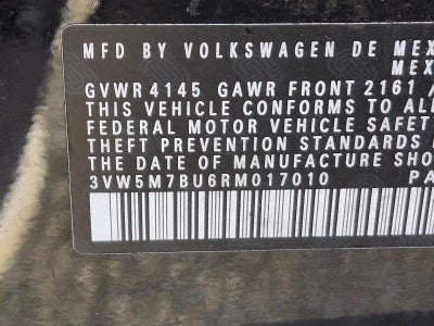 2024 Volkswagen Jetta S Auto