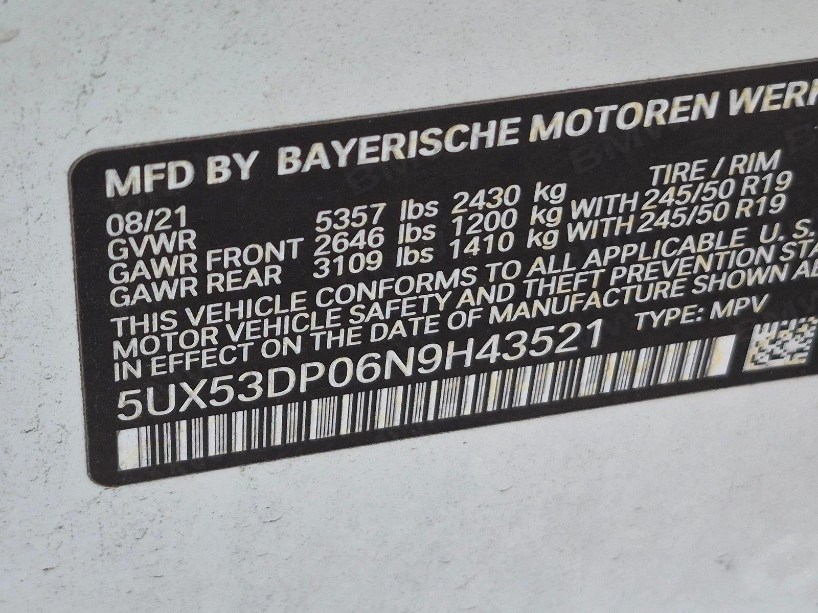 2022 BMW X3 xDrive30i Sports Activity Vehicle