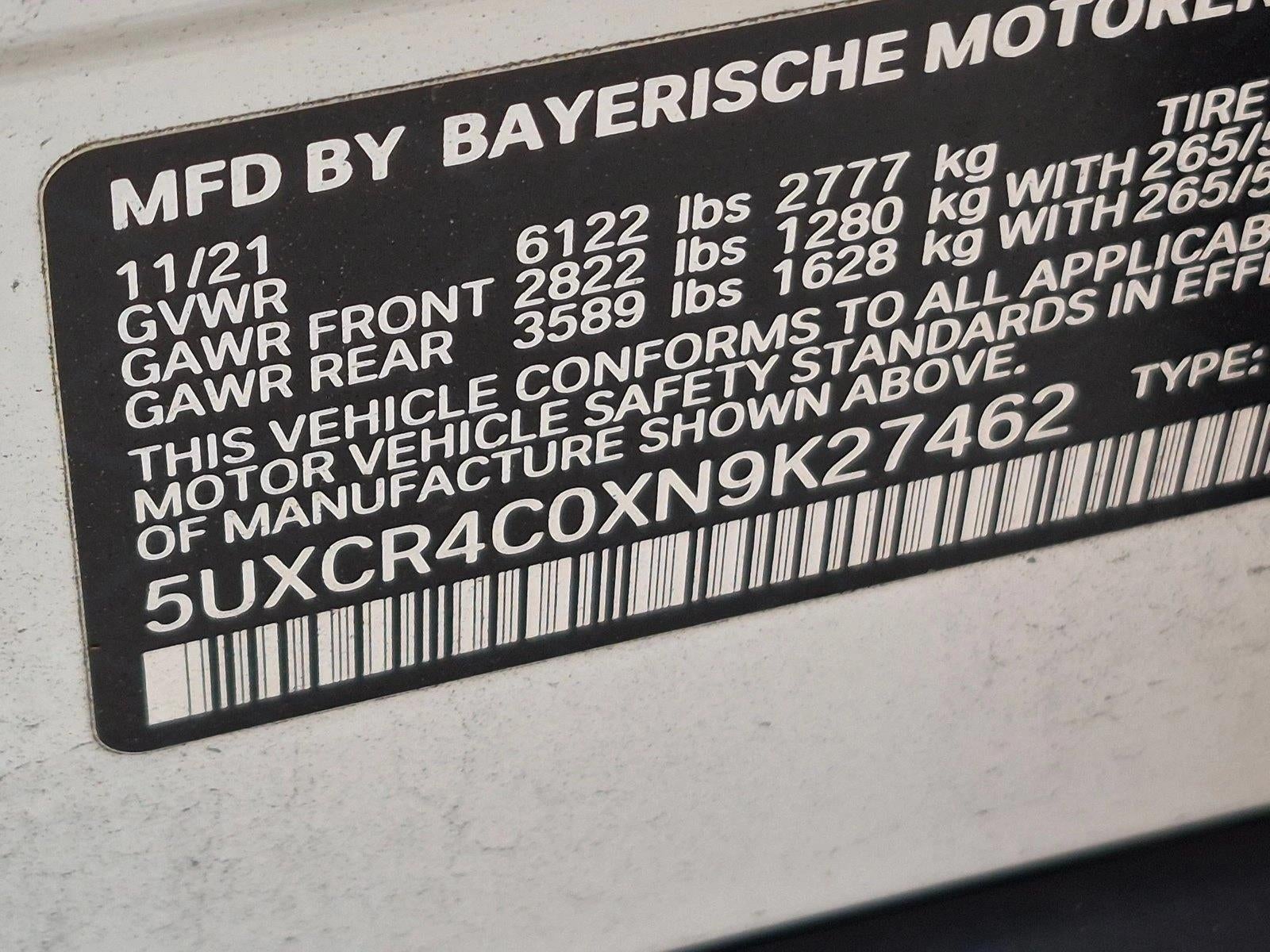 2022 BMW X5 sDrive40i Sports Activity Vehicle