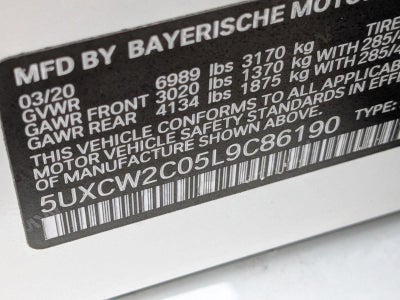 2020 BMW X7 xDrive40i Sports Activity Vehicle