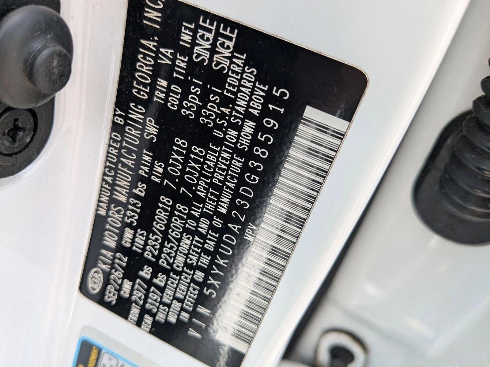 2013 Kia Sorento AWD 4dr V6 EX