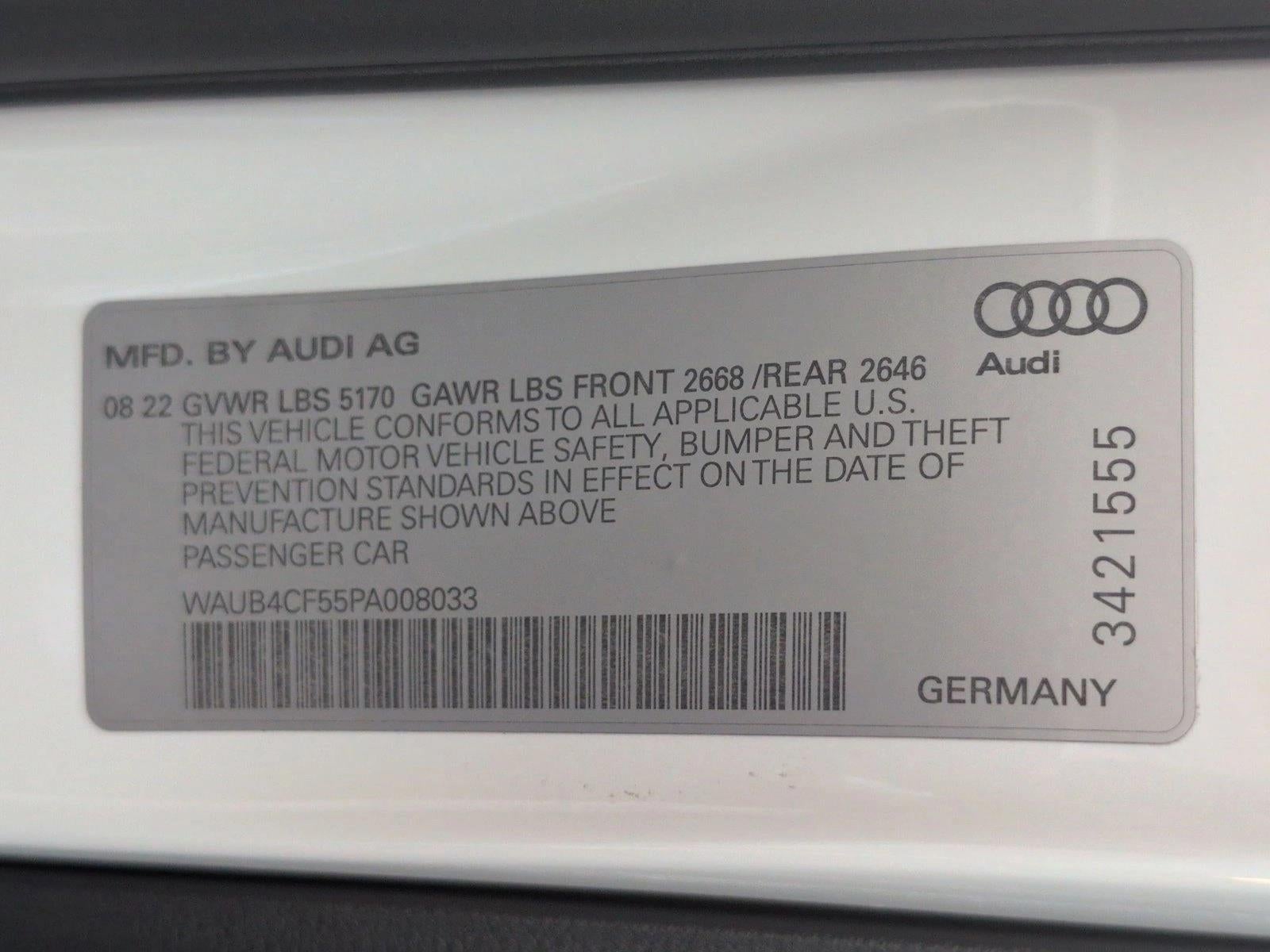 2023 Audi S5 Sportback Prestige 3.0 TFSI quattro