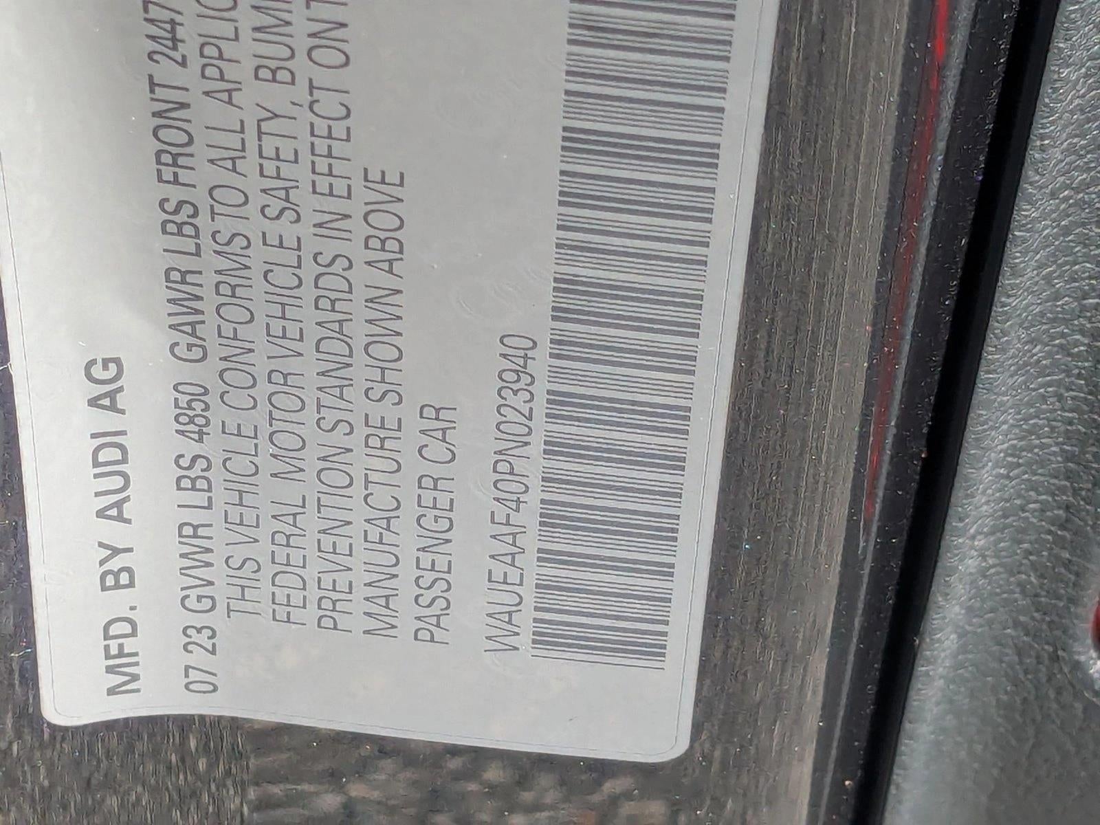 2023 Audi A4 Sedan S line Premium Plus 45 TFSI quattro