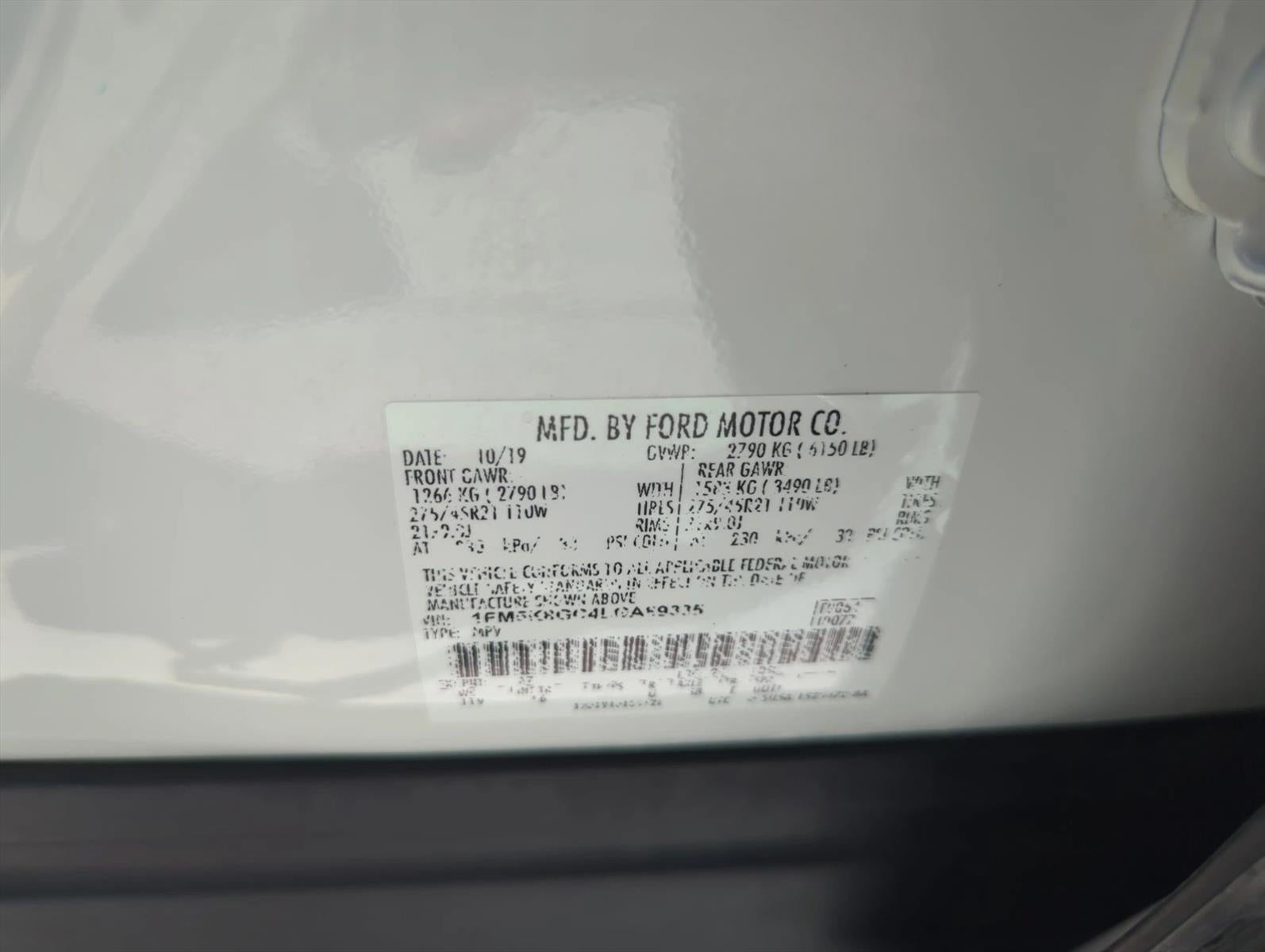 2020 Ford Explorer ST 4WD