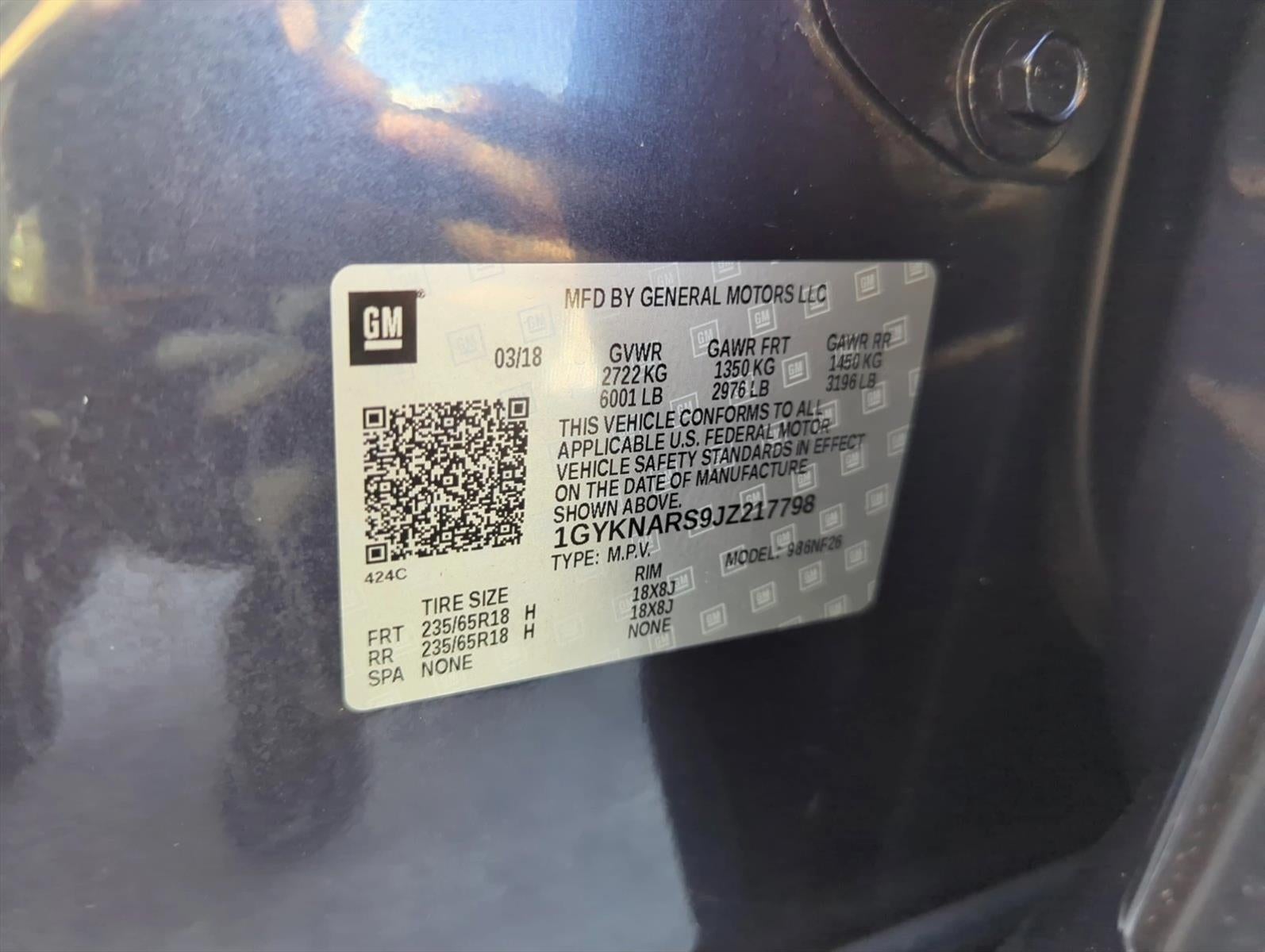 2018 Cadillac XT5 FWD 4dr