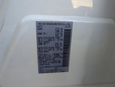 2017 INFINITI QX60 FWD