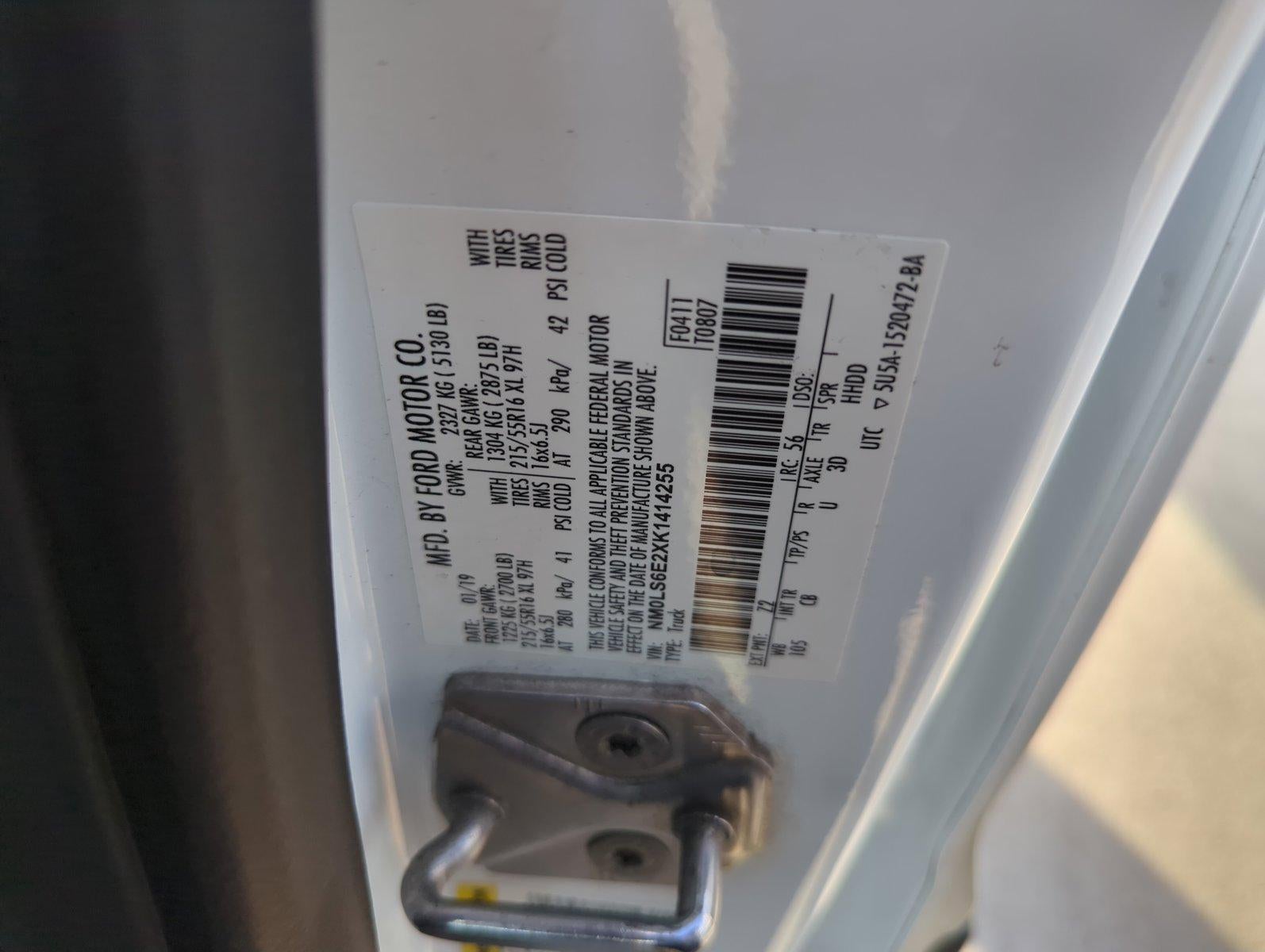 2019 Ford Transit Connect Van XL SWB w/Rear Symmetrical Doors