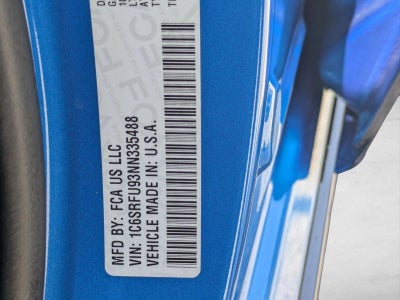 2022 RAM 1500 TRX 4x4 Crew Cab 5'7" Box