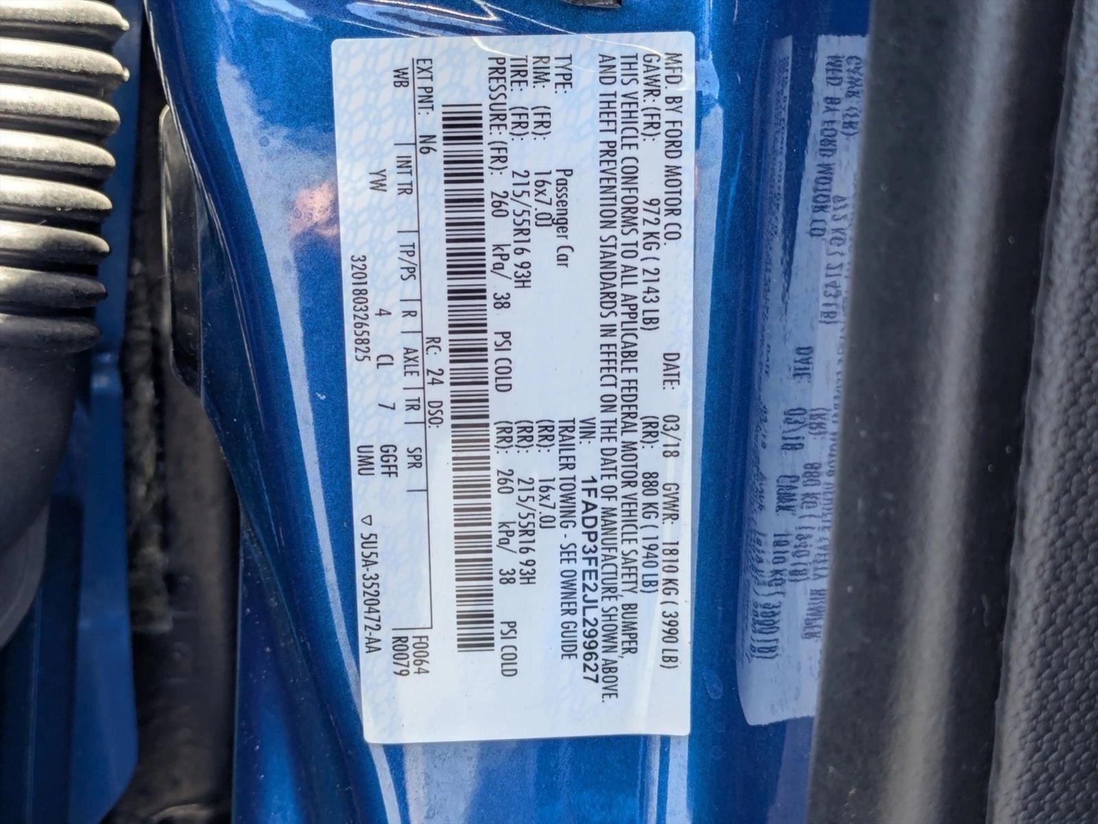 2018 Ford Focus SE Sedan