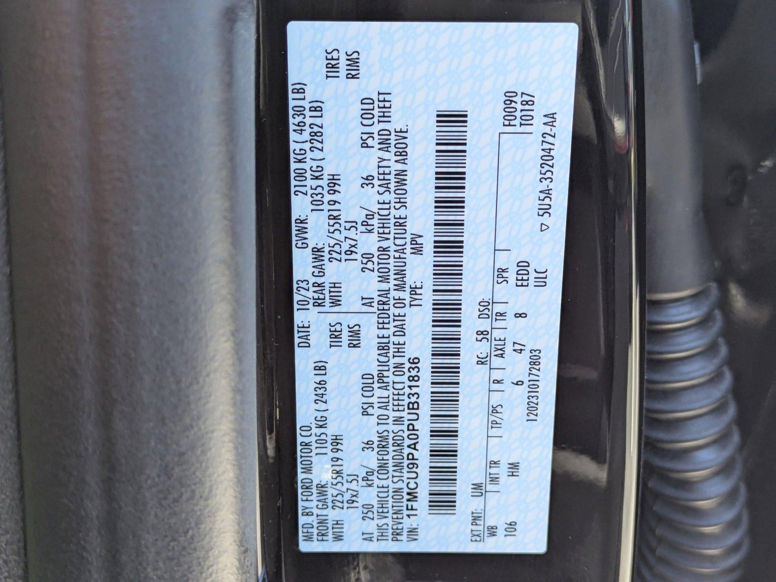 2023 Ford Escape ST-Line Elite AWD