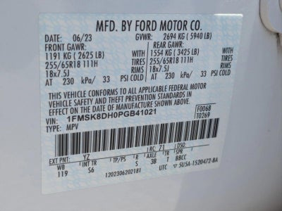 2023 Ford Explorer XLT 4WD