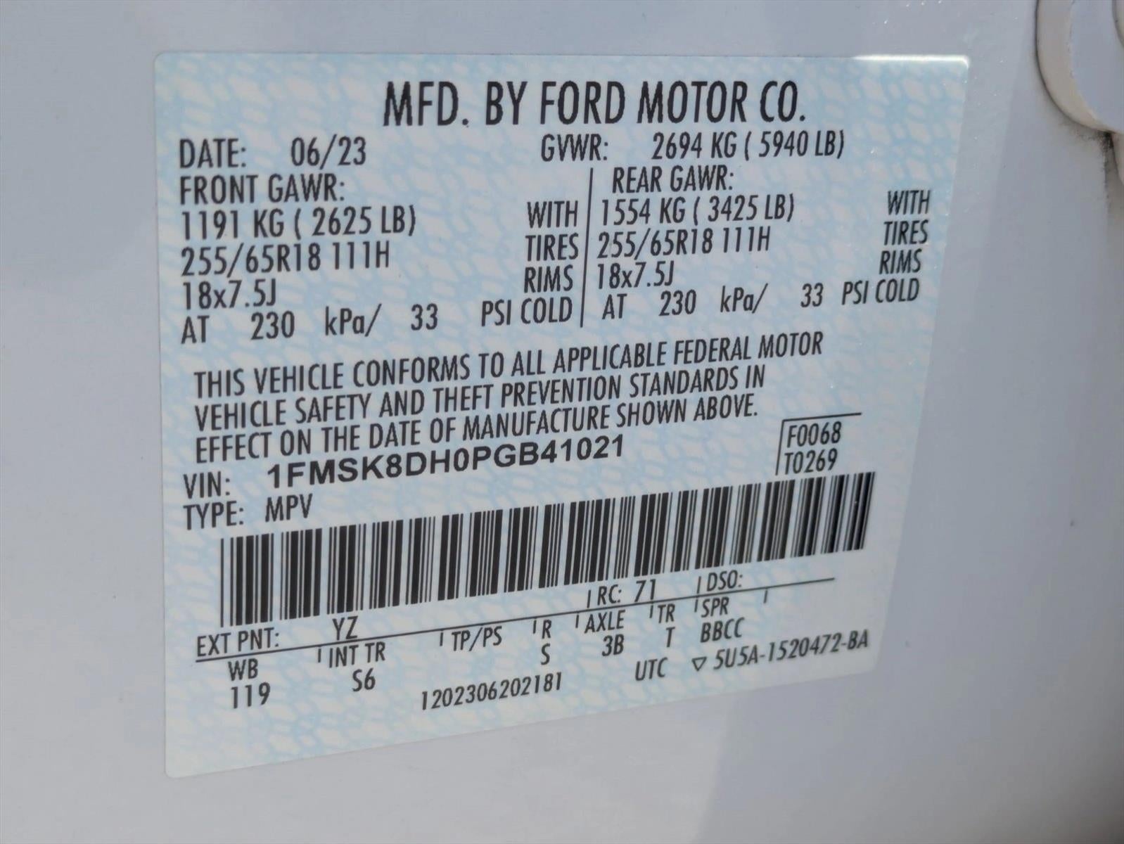 2023 Ford Explorer XLT 4WD
