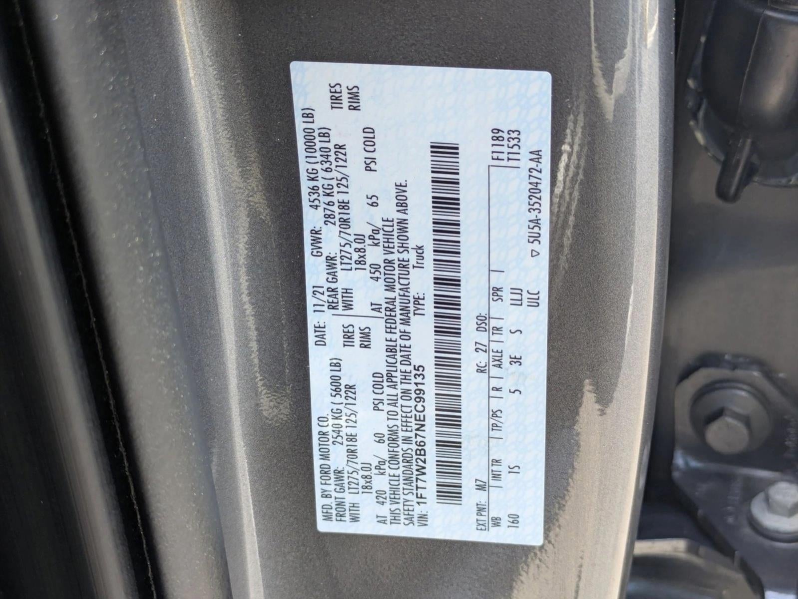 2022 Ford Super Duty F-250 SRW XL 4WD Crew Cab 6.75' Box
