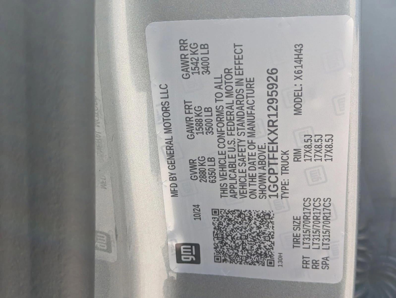 2024 Chevrolet Colorado Crew Cab Short Box 4-Wheel Drive ZR2