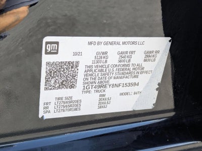 2022 GMC Sierra 2500 HD Crew Cab Standard Box 4-Wheel Drive Denali