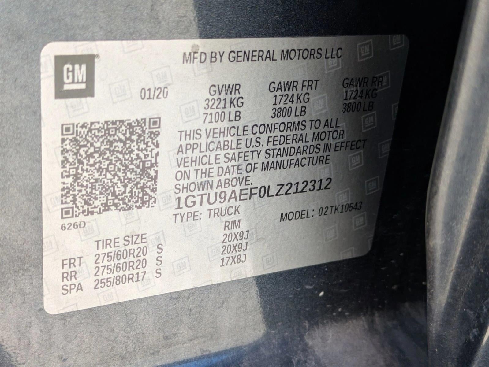 2020 GMC Sierra 1500 Crew Cab Short Box 4-Wheel Drive