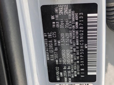 2022 Kia Telluride SX AWD