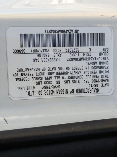 2010 Nissan 370Z 2dr Roadster Auto Touring