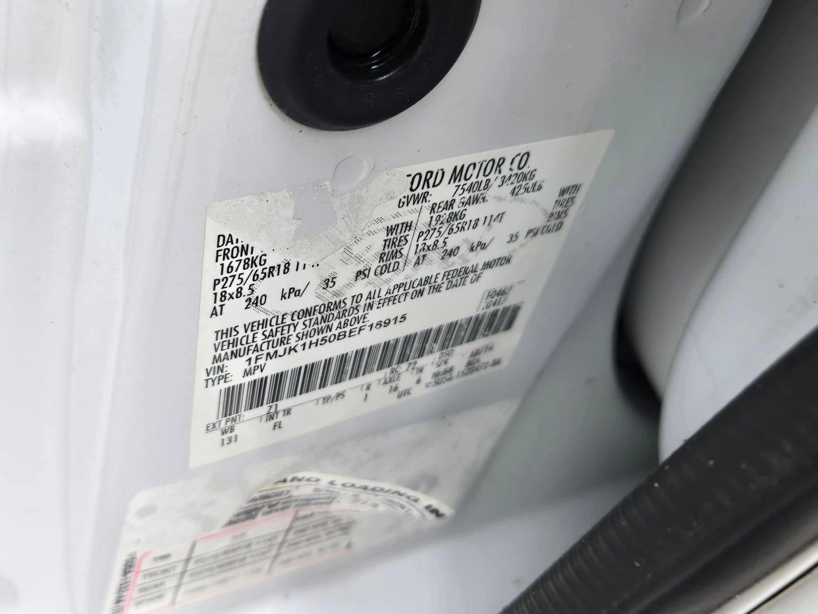 2011 Ford Expedition EL 2WD 4dr XLT